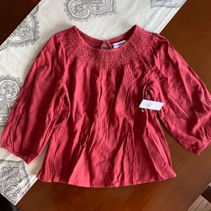 Old Navy Girls peasant top